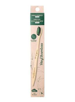  Bambusowa szczoteczka do zębów medium, Hey!Bamboo, 1 szt.