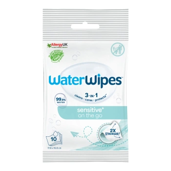 Chusteczki nawilżane BIO, On the Go, WaterWipes, 10 szt.
