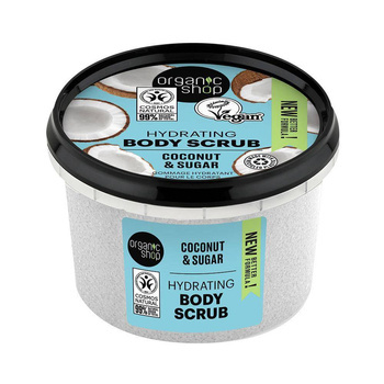 Cukrowy peeling do ciała, Olejek kokosowy & Cukier, 250 ml