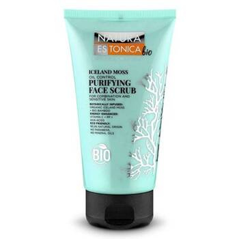 Oczyszczający Peeling do Twarzy Płucnica Islandzka, Natura Estonica Bio, 150ml