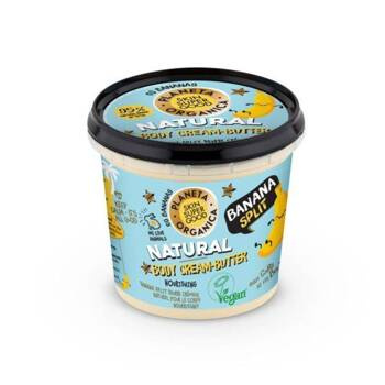 Odżywcze Kremowe Masło do Ciała Banana Split, Planeta Organica, 360 ml