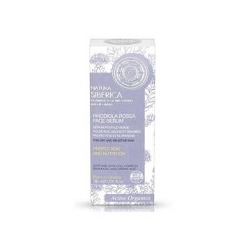 Odżywczo-ochronne serum do cery suchej i wrażliwej z różeńcem górskim, Natura Siberica, 30 ml