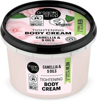 Organiczny krem do ciała, Japońska Kamelia, 250 ml