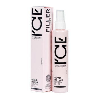 Profesjonalny kreatynowy wypełniacz do włosów zniszczonych, wysokoporowatych i łamliwych Repair My Hair, Ice Professional, 100 ml